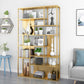 Modern Style Metal Bookshelf Open Etagere Shelf Bookcase for Office Clearhalo 'Bookcases' 'Furniture' 'furniture_bookcases' 'kitchen' 'kitchen_bookcases' 'Living Room Furniture' 'Office Furniture' 4669424