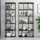 Modern Style Metal Bookshelf Open Etagere Shelf Bookcase for Office Clearhalo 'Bookcases' 'Furniture' 'furniture_bookcases' 'kitchen' 'kitchen_bookcases' 'Living Room Furniture' 'Office Furniture' 4669425