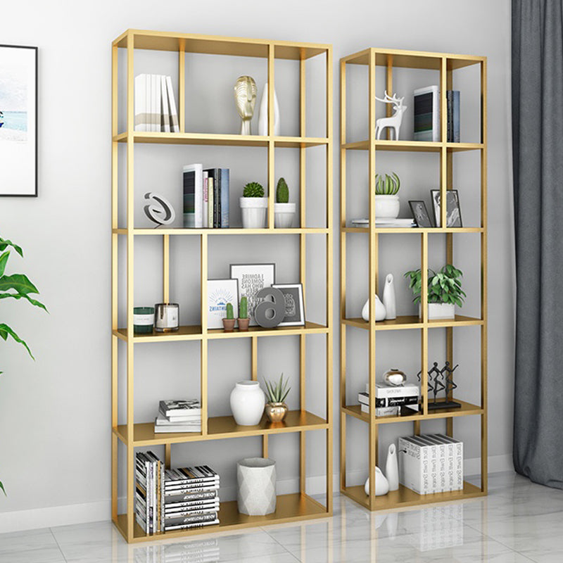 Modern Style Metal Bookshelf Open Etagere Shelf Bookcase for Office Clearhalo 'Bookcases' 'Furniture' 'furniture_bookcases' 'kitchen' 'kitchen_bookcases' 'Living Room Furniture' 'Office Furniture' 4669426