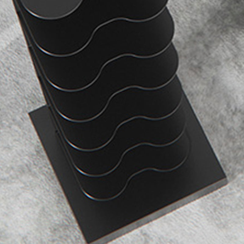 White and Black Corner Bookshelf Closed Back Contemporary Iron Bookshelf Clearhalo 'Bookcases' 'Furniture' 'furniture_bookcases' 'kitchen' 'kitchen_bookcases' 'Living Room Furniture' 'Office Furniture' 4669443