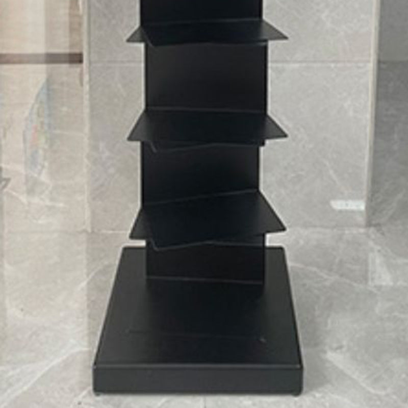 Closed Metal Bookcase Modern Geometry Shelves for Study Room Clearhalo 'Bookcases' 'Furniture' 'furniture_bookcases' 'kitchen' 'kitchen_bookcases' 'Living Room Furniture' 'Office Furniture' 4669474