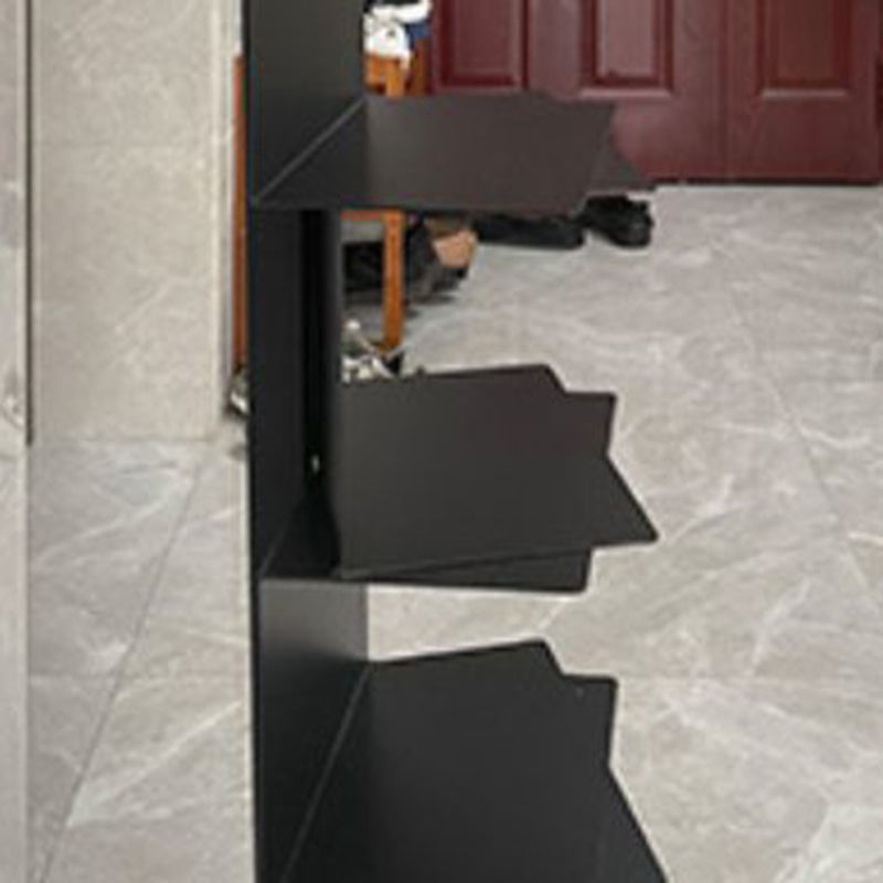 Closed Metal Bookcase Modern Geometry Shelves for Study Room Clearhalo 'Bookcases' 'Furniture' 'furniture_bookcases' 'kitchen' 'kitchen_bookcases' 'Living Room Furniture' 'Office Furniture' 4669476