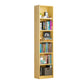 White and Natural Standard Bookshelf Manufactured Wood Bookshelf for Home Clearhalo 'Bookcases' 'Furniture' 'furniture_bookcases' 'kitchen' 'kitchen_bookcases' 'Living Room Furniture' 'Office Furniture' 4669498