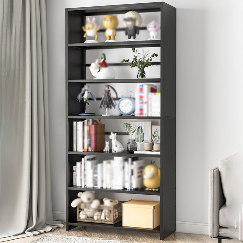 Modern Metal Bookshelf Open Shelf Bookcase with Rectangular Shelves Clearhalo 'Bookcases' 'Furniture' 'furniture_bookcases' 'kitchen' 'kitchen_bookcases' 'Living Room Furniture' 'Office Furniture' 4669515