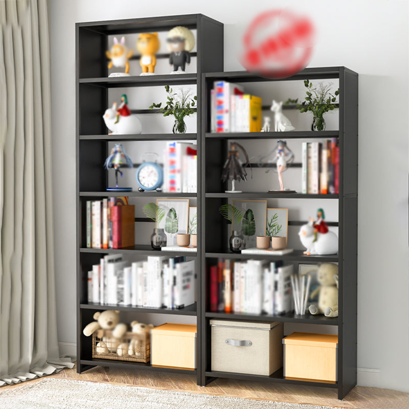 Modern Metal Bookshelf Open Shelf Bookcase with Rectangular Shelves Clearhalo 'Bookcases' 'Furniture' 'furniture_bookcases' 'kitchen' 'kitchen_bookcases' 'Living Room Furniture' 'Office Furniture' 4669522