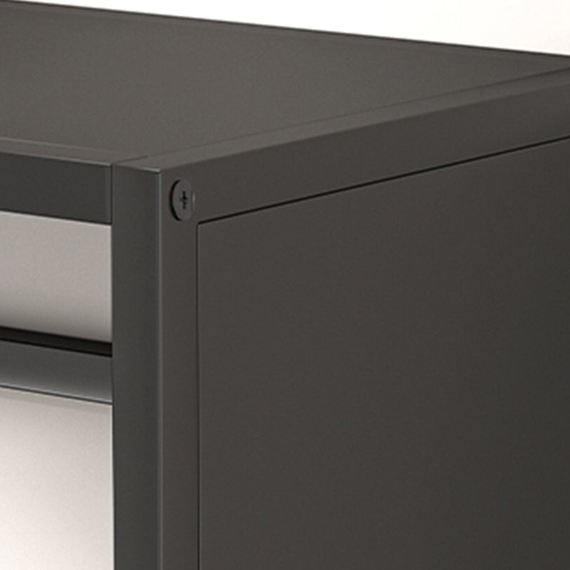 Modern Metal Bookshelf Open Shelf Bookcase with Rectangular Shelves Clearhalo 'Bookcases' 'Furniture' 'furniture_bookcases' 'kitchen' 'kitchen_bookcases' 'Living Room Furniture' 'Office Furniture' 4669528