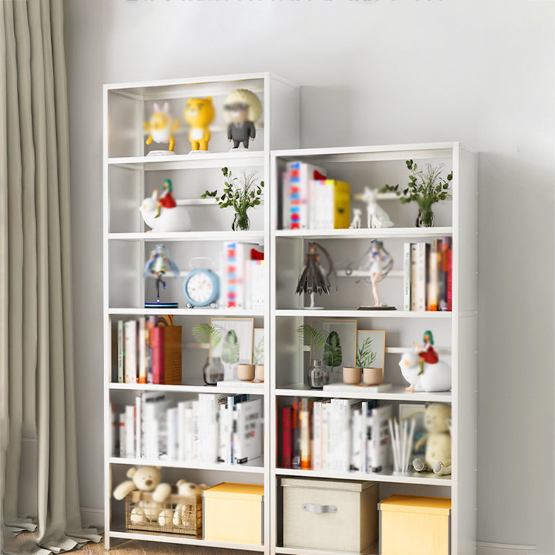 Modern Metal Bookshelf Open Shelf Bookcase with Rectangular Shelves Clearhalo 'Bookcases' 'Furniture' 'furniture_bookcases' 'kitchen' 'kitchen_bookcases' 'Living Room Furniture' 'Office Furniture' 4669532