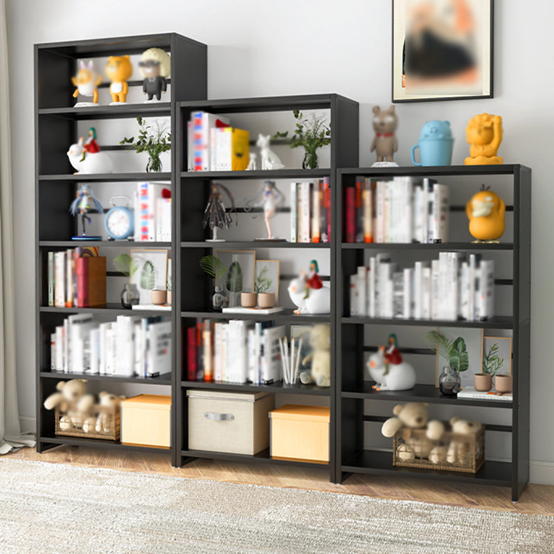 Modern Metal Bookshelf Open Shelf Bookcase with Rectangular Shelves Clearhalo 'Bookcases' 'Furniture' 'furniture_bookcases' 'kitchen' 'kitchen_bookcases' 'Living Room Furniture' 'Office Furniture' 4669533