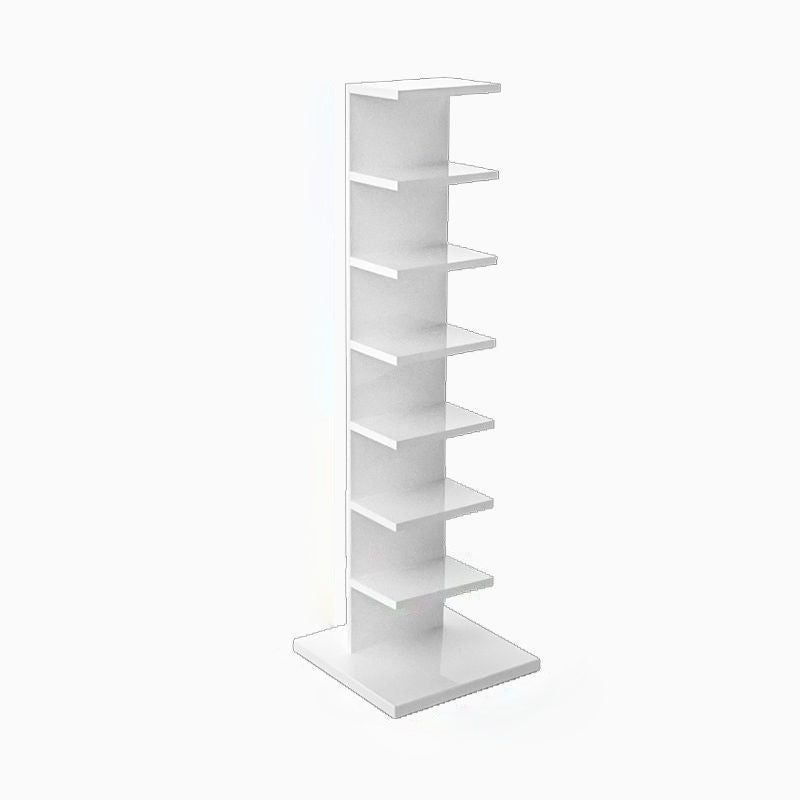 Contemporary Corner Closed Back Bookshelf Manufactured Wood Frame and Shelf Clearhalo 'Bookcases' 'Furniture' 'furniture_bookcases' 'kitchen' 'kitchen_bookcases' 'Living Room Furniture' 'Office Furniture' 4669659