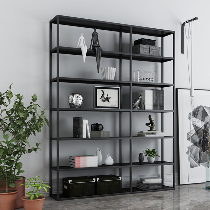 Minimalist Style Open Shelf Bookcase with Rectangular Shelve Clearhalo 'Bookcases' 'Furniture' 'furniture_bookcases' 'kitchen' 'kitchen_bookcases' 'Living Room Furniture' 'Office Furniture' 4669666