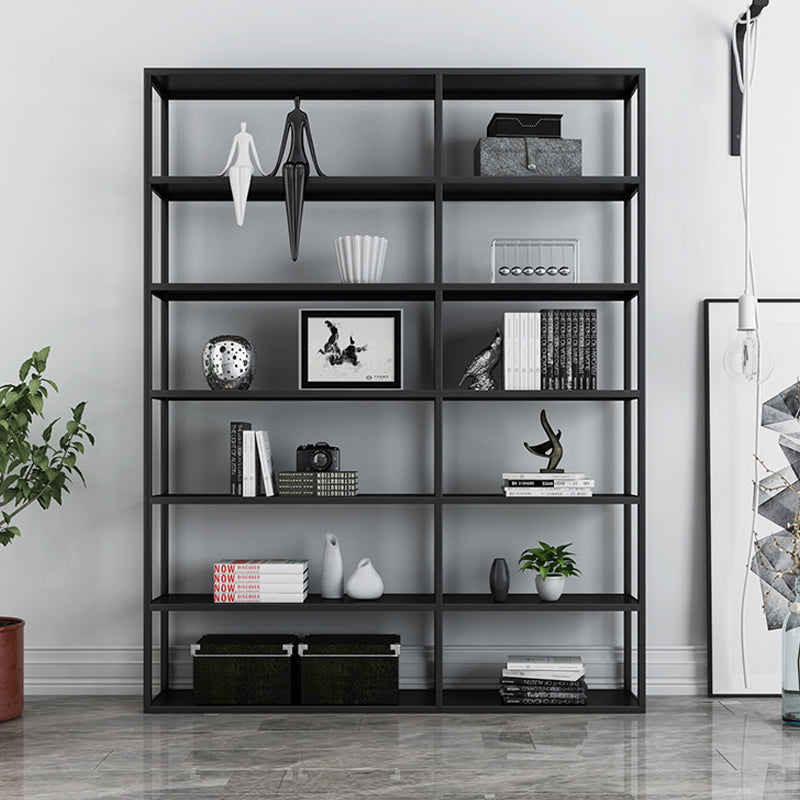 Minimalist Style Open Shelf Bookcase with Rectangular Shelve Clearhalo 'Bookcases' 'Furniture' 'furniture_bookcases' 'kitchen' 'kitchen_bookcases' 'Living Room Furniture' 'Office Furniture' 4669674