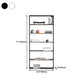 Minimalist Style Open Shelf Bookcase with Rectangular Shelve Clearhalo 'Bookcases' 'Furniture' 'furniture_bookcases' 'kitchen' 'kitchen_bookcases' 'Living Room Furniture' 'Office Furniture' 4669677