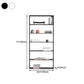 Minimalist Style Open Shelf Bookcase with Rectangular Shelve Clearhalo 'Bookcases' 'Furniture' 'furniture_bookcases' 'kitchen' 'kitchen_bookcases' 'Living Room Furniture' 'Office Furniture' 4669679