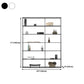 Minimalist Style Open Shelf Bookcase with Rectangular Shelve Clearhalo 'Bookcases' 'Furniture' 'furniture_bookcases' 'kitchen' 'kitchen_bookcases' 'Living Room Furniture' 'Office Furniture' 4669681