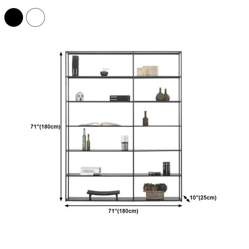 Minimalist Style Open Shelf Bookcase with Rectangular Shelve Clearhalo 'Bookcases' 'Furniture' 'furniture_bookcases' 'kitchen' 'kitchen_bookcases' 'Living Room Furniture' 'Office Furniture' 4669683