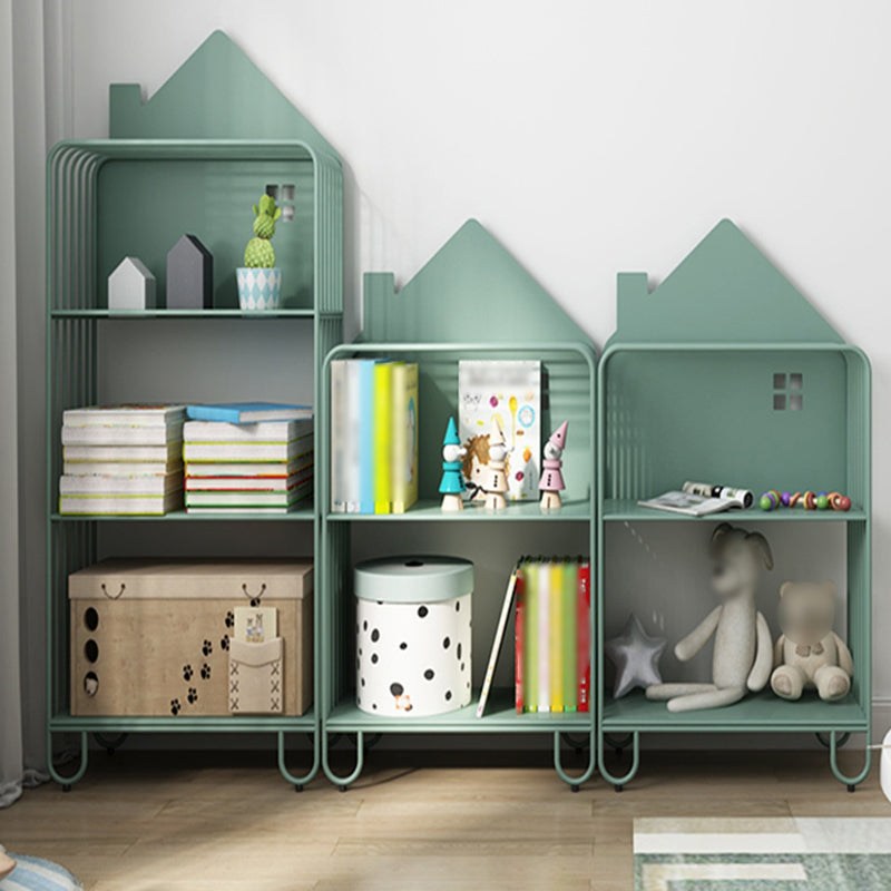 Modern Style Metal Bookshelf Etagere Open Shelf Bookcase for Home Clearhalo 'Bookcases' 'Furniture' 'furniture_bookcases' 'kitchen' 'kitchen_bookcases' 'Living Room Furniture' 'Office Furniture' 4669692