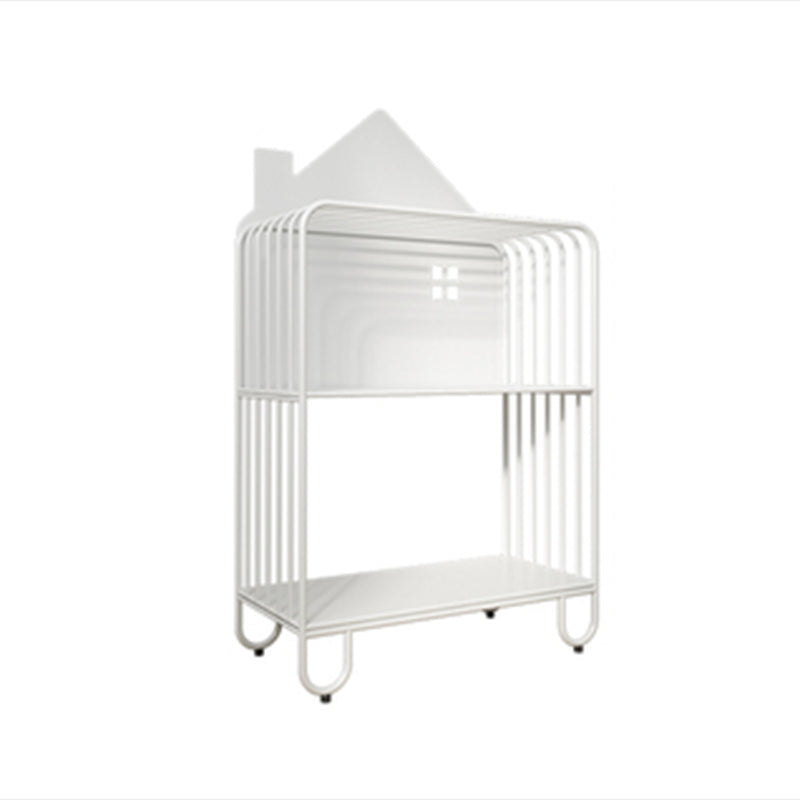 Modern Style Metal Bookshelf Etagere Open Shelf Bookcase for Home Clearhalo 'Bookcases' 'Furniture' 'furniture_bookcases' 'kitchen' 'kitchen_bookcases' 'Living Room Furniture' 'Office Furniture' 4669696