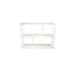 Open Bookcase Minimalist Book Shelf with Metal Rectangular Shelves White 39.4"L x 11.8"W x 29.5"H Clearhalo 'Bookcases' 'Furniture' 'furniture_bookcases' 'kitchen' 'kitchen_bookcases' 'Living Room Furniture' 'Office Furniture' 4669766
