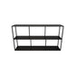 Open Bookcase Minimalist Book Shelf with Metal Rectangular Shelves Clearhalo 'Bookcases' 'Furniture' 'furniture_bookcases' 'kitchen' 'kitchen_bookcases' 'Living Room Furniture' 'Office Furniture' 4669768
