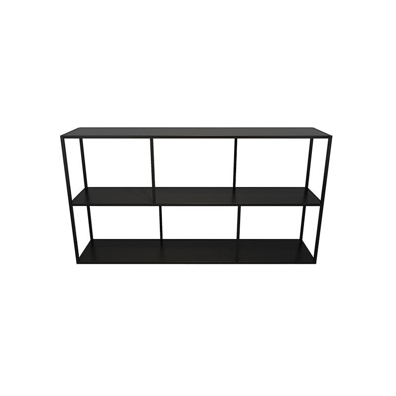 Open Bookcase Minimalist Book Shelf with Metal Rectangular Shelves Clearhalo 'Bookcases' 'Furniture' 'furniture_bookcases' 'kitchen' 'kitchen_bookcases' 'Living Room Furniture' 'Office Furniture' 4669768