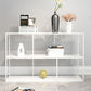 Open Bookcase Minimalist Book Shelf with Metal Rectangular Shelves Clearhalo 'Bookcases' 'Furniture' 'furniture_bookcases' 'kitchen' 'kitchen_bookcases' 'Living Room Furniture' 'Office Furniture' 4669769
