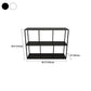 Open Bookcase Minimalist Book Shelf with Metal Rectangular Shelves Clearhalo 'Bookcases' 'Furniture' 'furniture_bookcases' 'kitchen' 'kitchen_bookcases' 'Living Room Furniture' 'Office Furniture' 4669772
