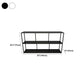 Open Bookcase Minimalist Book Shelf with Metal Rectangular Shelves Clearhalo 'Bookcases' 'Furniture' 'furniture_bookcases' 'kitchen' 'kitchen_bookcases' 'Living Room Furniture' 'Office Furniture' 4669774