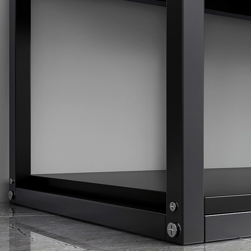 Industrial Metal Etagere Bookcase Open Back Bookshelf for Home Office Clearhalo 'Bookcases' 'Furniture' 'furniture_bookcases' 'kitchen' 'kitchen_bookcases' 'Living Room Furniture' 'Office Furniture' 4669784