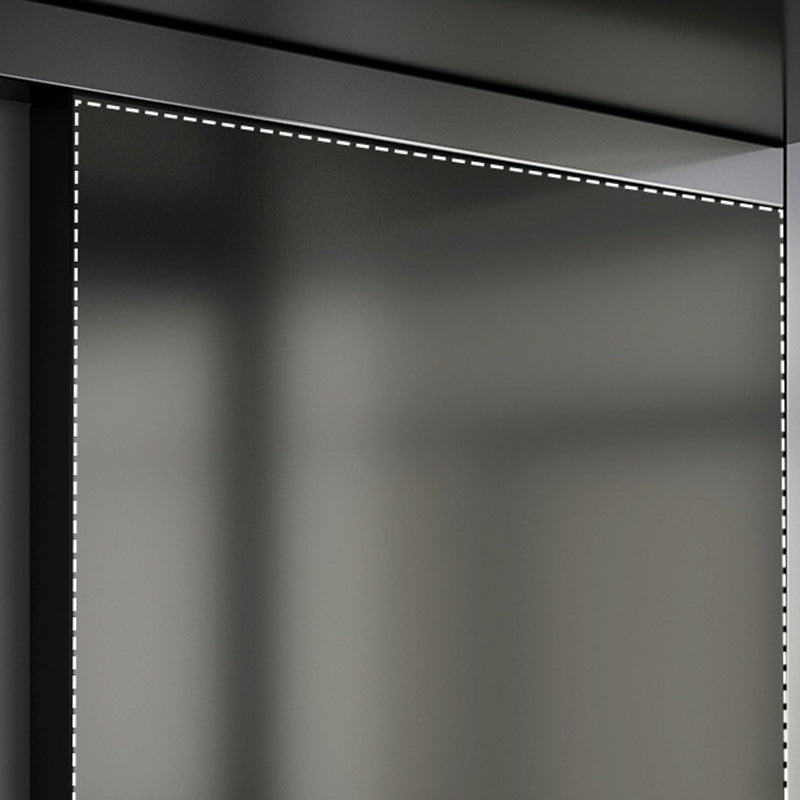 Industrial Metal Etagere Bookcase Open Back Bookshelf for Home Office Clearhalo 'Bookcases' 'Furniture' 'furniture_bookcases' 'kitchen' 'kitchen_bookcases' 'Living Room Furniture' 'Office Furniture' 4669787