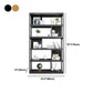 Industrial Metal Etagere Bookcase Open Back Bookshelf for Home Office Clearhalo 'Bookcases' 'Furniture' 'furniture_bookcases' 'kitchen' 'kitchen_bookcases' 'Living Room Furniture' 'Office Furniture' 4669797