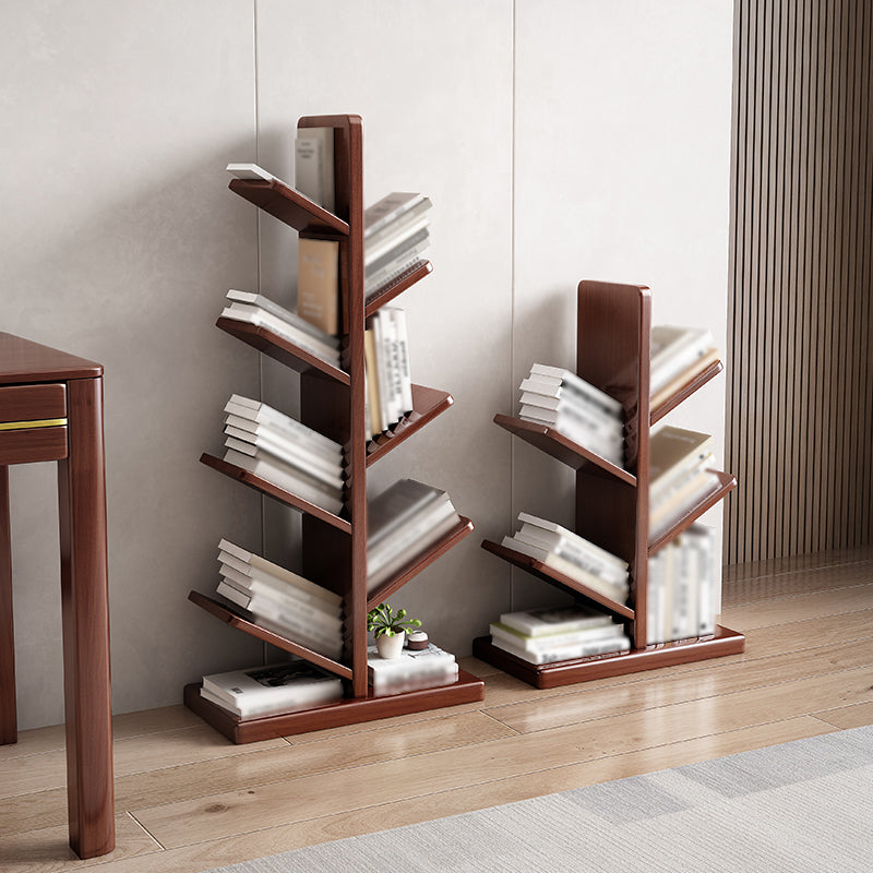 Contemporary Etagere Bookcase Wooden Open Back Bookshelf for Home Clearhalo 'Bookcases' 'Furniture' 'furniture_bookcases' 'kitchen' 'kitchen_bookcases' 'Living Room Furniture' 'Office Furniture' 4669814