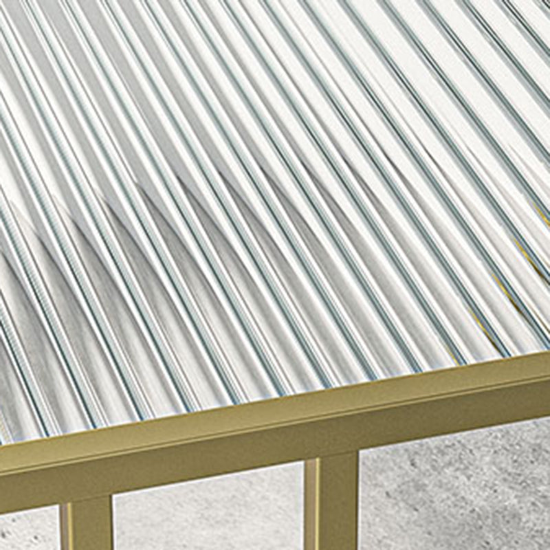 4-Shelf Modern Open Etagere Bookshelf with Iron Frame Glass Shelf Clearhalo 'Bookcases' 'Furniture' 'furniture_bookcases' 'kitchen' 'kitchen_bookcases' 'Living Room Furniture' 'Office Furniture' 4669837