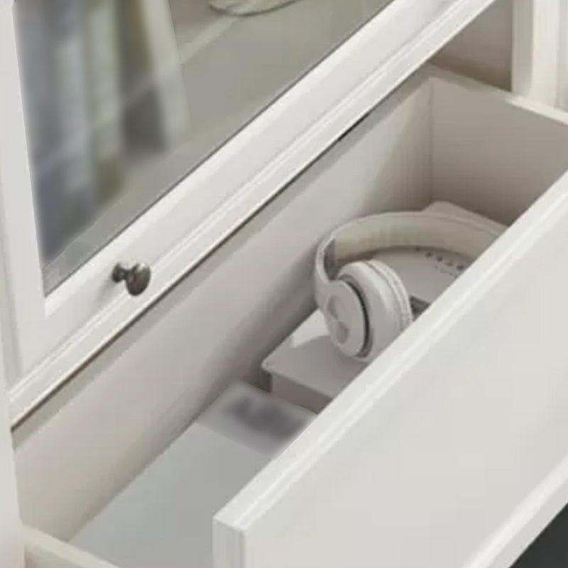 Contemporary Barrister Bookcase Closed Back Bookshelf with Drawer Clearhalo 'Bookcases' 'Furniture' 'furniture_bookcases' 'kitchen' 'kitchen_bookcases' 'Living Room Furniture' 'Office Furniture' 4669849