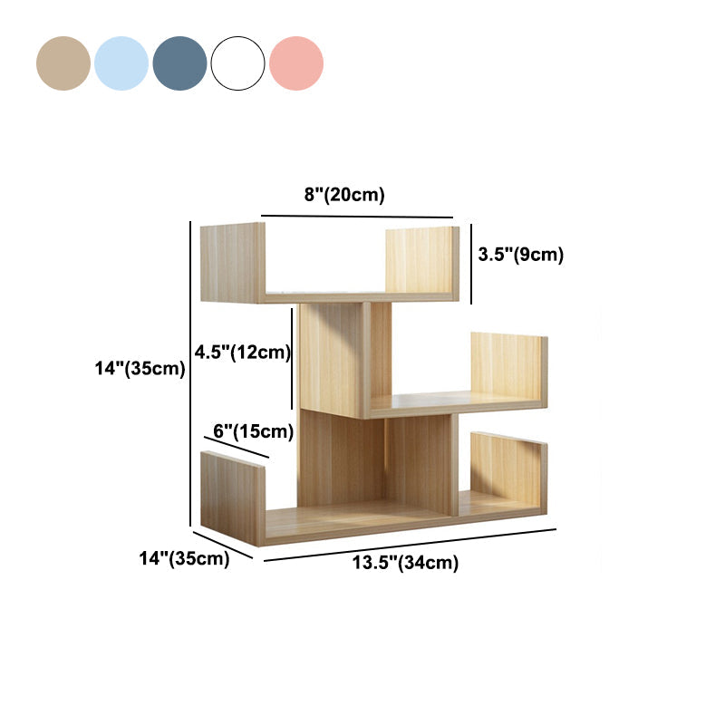 Contemporary Style Bookshelf Open Bookcase for Study Room and Home Office Clearhalo 'Bookcases' 'Furniture' 'furniture_bookcases' 'kitchen' 'kitchen_bookcases' 'Living Room Furniture' 'Office Furniture' 4669882