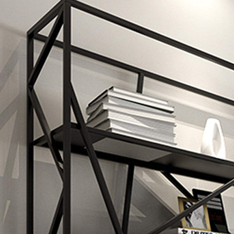 Open Metal Etagere Bookcase Contemporary Rectangular Shelf Bookcase Clearhalo 'Bookcases' 'Furniture' 'furniture_bookcases' 'kitchen' 'kitchen_bookcases' 'Living Room Furniture' 'Office Furniture' 4669907