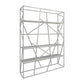 Open Metal Etagere Bookcase Contemporary Rectangular Shelf Bookcase Clearhalo 'Bookcases' 'Furniture' 'furniture_bookcases' 'kitchen' 'kitchen_bookcases' 'Living Room Furniture' 'Office Furniture' 4669913
