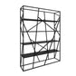 Open Metal Etagere Bookcase Contemporary Rectangular Shelf Bookcase Clearhalo 'Bookcases' 'Furniture' 'furniture_bookcases' 'kitchen' 'kitchen_bookcases' 'Living Room Furniture' 'Office Furniture' 4669914