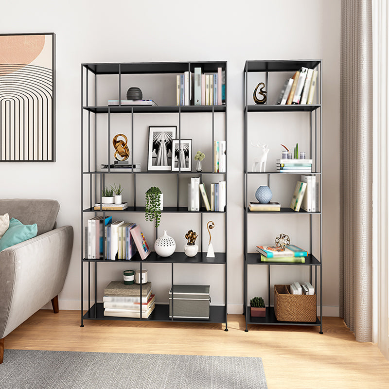 Open Metal Etagere Bookcase Modern Rectangular Shelf Bookcase Clearhalo 'Bookcases' 'Furniture' 'furniture_bookcases' 'kitchen' 'kitchen_bookcases' 'Living Room Furniture' 'Office Furniture' 4669922