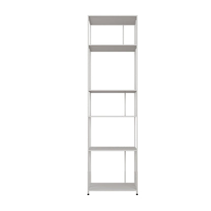 Open Metal Etagere Bookcase Modern Rectangular Shelf Bookcase White 19.7"L x 11.8"W x 70.9"H Clearhalo 'Bookcases' 'Furniture' 'furniture_bookcases' 'kitchen' 'kitchen_bookcases' 'Living Room Furniture' 'Office Furniture' 4669930