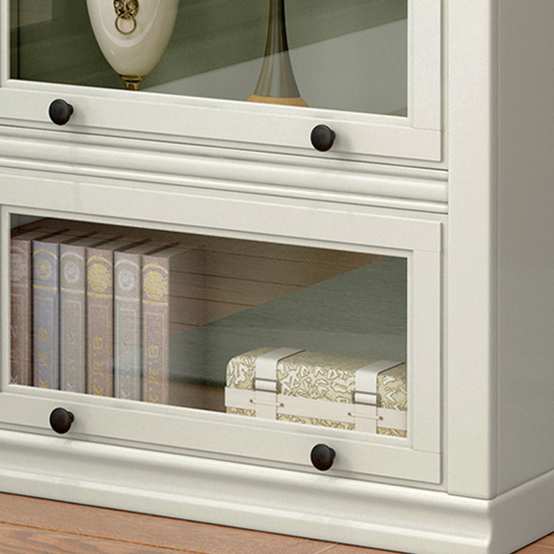 Wooden Barrister Bookcase Modern Closed Back Bookcase for Home Office Clearhalo 'Bookcases' 'Furniture' 'furniture_bookcases' 'kitchen' 'kitchen_bookcases' 'Living Room Furniture' 'Office Furniture' 4669941