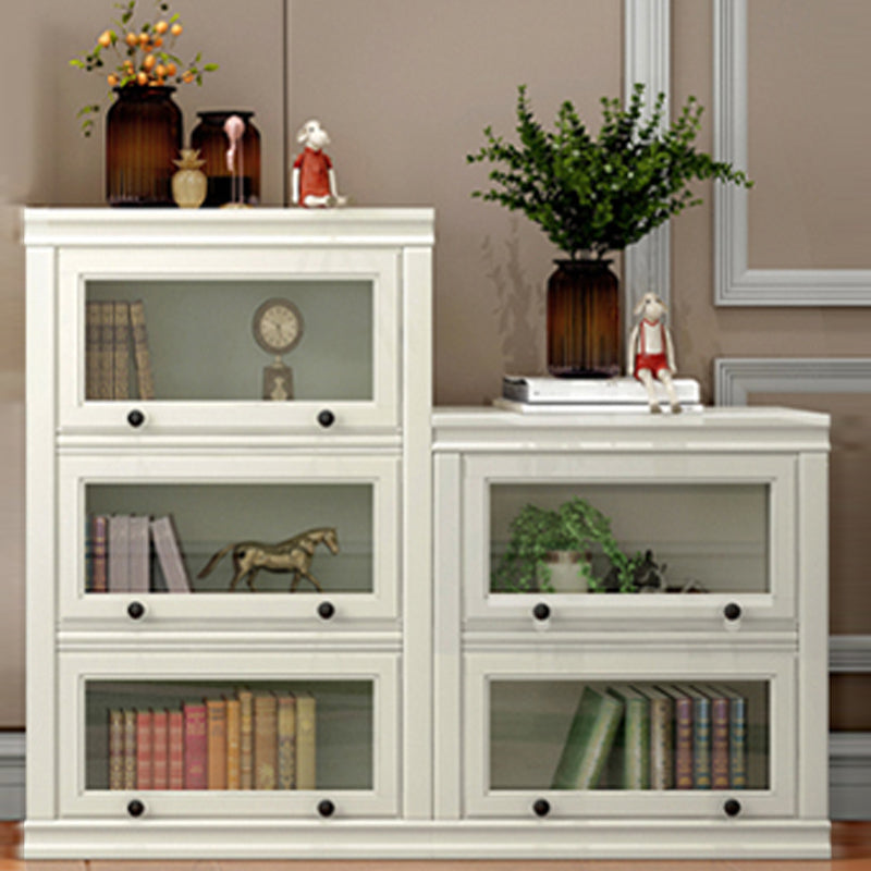 Wooden Barrister Bookcase Modern Closed Back Bookcase for Home Office Clearhalo 'Bookcases' 'Furniture' 'furniture_bookcases' 'kitchen' 'kitchen_bookcases' 'Living Room Furniture' 'Office Furniture' 4669950
