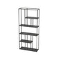 Minimalist Open Metal Etagere Bookcase with Rectangular Shelves Bookcase Clearhalo 'Bookcases' 'Furniture' 'furniture_bookcases' 'kitchen' 'kitchen_bookcases' 'Living Room Furniture' 'Office Furniture' 4669963