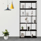 Modern Style Metal Bookshelf Open Shelf Bookcase for Study Room Clearhalo 'Bookcases' 'Furniture' 'furniture_bookcases' 'kitchen' 'kitchen_bookcases' 'Living Room Furniture' 'Office Furniture' 4669972