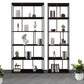 Modern Style Metal Bookshelf Open Shelf Bookcase for Study Room Clearhalo 'Bookcases' 'Furniture' 'furniture_bookcases' 'kitchen' 'kitchen_bookcases' 'Living Room Furniture' 'Office Furniture' 4669973