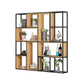 Open Etagere Bookcase Modern Style Shelf Bookcase with Shelves 63"L x 9.8"W x 63"H Clearhalo 'Bookcases' 'Furniture' 'furniture_bookcases' 'kitchen' 'kitchen_bookcases' 'Living Room Furniture' 'Office Furniture' 4669993