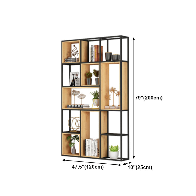 Open Etagere Bookcase Modern Style Shelf Bookcase with Shelves Clearhalo 'Bookcases' 'Furniture' 'furniture_bookcases' 'kitchen' 'kitchen_bookcases' 'Living Room Furniture' 'Office Furniture' 4670011
