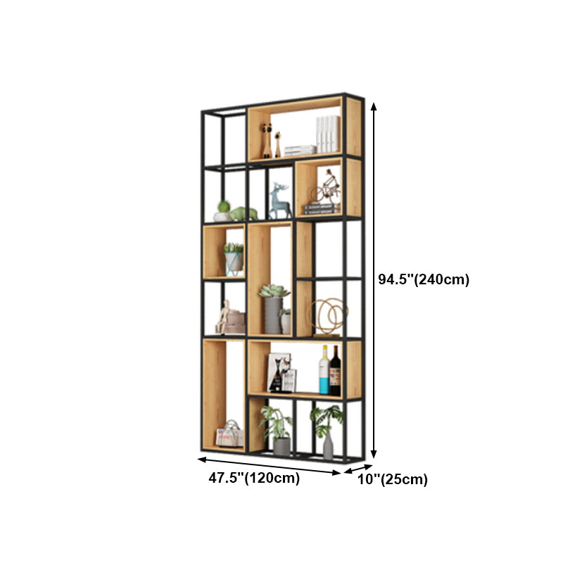 Open Etagere Bookcase Modern Style Shelf Bookcase with Shelves Clearhalo 'Bookcases' 'Furniture' 'furniture_bookcases' 'kitchen' 'kitchen_bookcases' 'Living Room Furniture' 'Office Furniture' 4670012