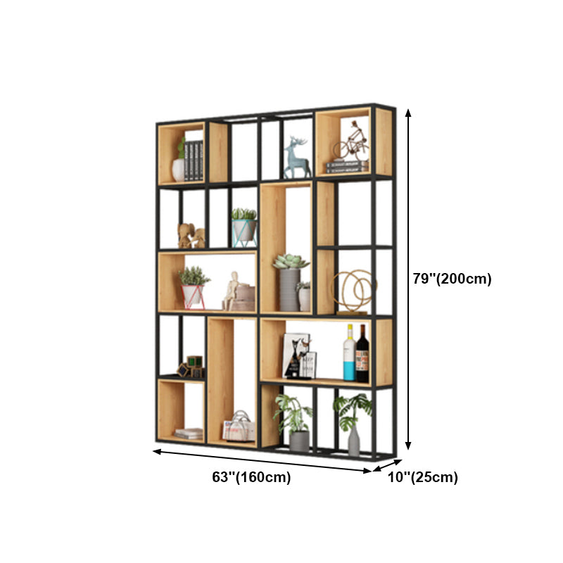 Open Etagere Bookcase Modern Style Shelf Bookcase with Shelves Clearhalo 'Bookcases' 'Furniture' 'furniture_bookcases' 'kitchen' 'kitchen_bookcases' 'Living Room Furniture' 'Office Furniture' 4670014