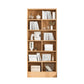 Contemporary Style Bookshelf Engineered Wood Closed Back Shelf Bookcase Natural 23.6"L x 9.4"W x 70.9"H Clearhalo 'Bookcases' 'Furniture' 'furniture_bookcases' 'kitchen' 'kitchen_bookcases' 'Living Room Furniture' 'Office Furniture' 4670020