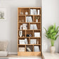 Contemporary Style Bookshelf Engineered Wood Closed Back Shelf Bookcase Clearhalo 'Bookcases' 'Furniture' 'furniture_bookcases' 'kitchen' 'kitchen_bookcases' 'Living Room Furniture' 'Office Furniture' 4670030